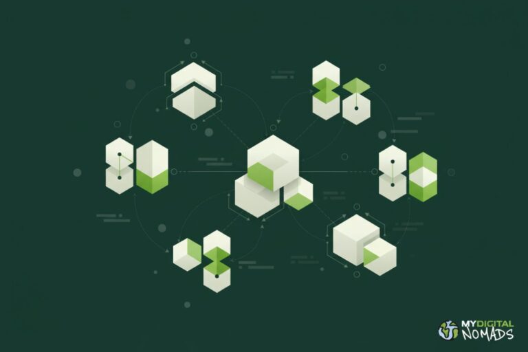 Digital nomad working in a vibrant second city nomad hub