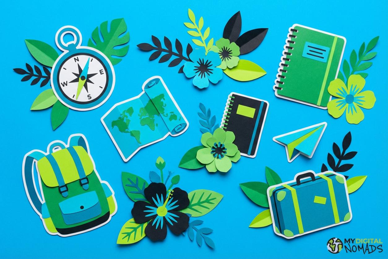 Digital nomad working in a vibrant second city nomad hub